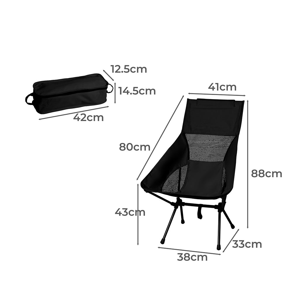 Camping Chair Folding Outdoor Portable Lightweight Fishing Beach Picnic