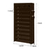 2X  Shoe Rack Storage Cabinet Cube DIY Organiser 10 Tier Organizer Brown