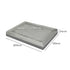 2M Human Size Pet Bed Dog Calming Washable Memory Foam Orthopedic Grey