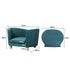 Pet Sofa Bed Dog Warm Soft Lounge Couch Soft Removable Cushion Chair Seat