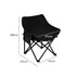 Folding Camping Moon Chair Lightweight Outdoor Chairs Portable Seat Black