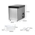 Ice Maker Commercial 2.1L Portable Auto Bar Cube Machine Stainless Steel