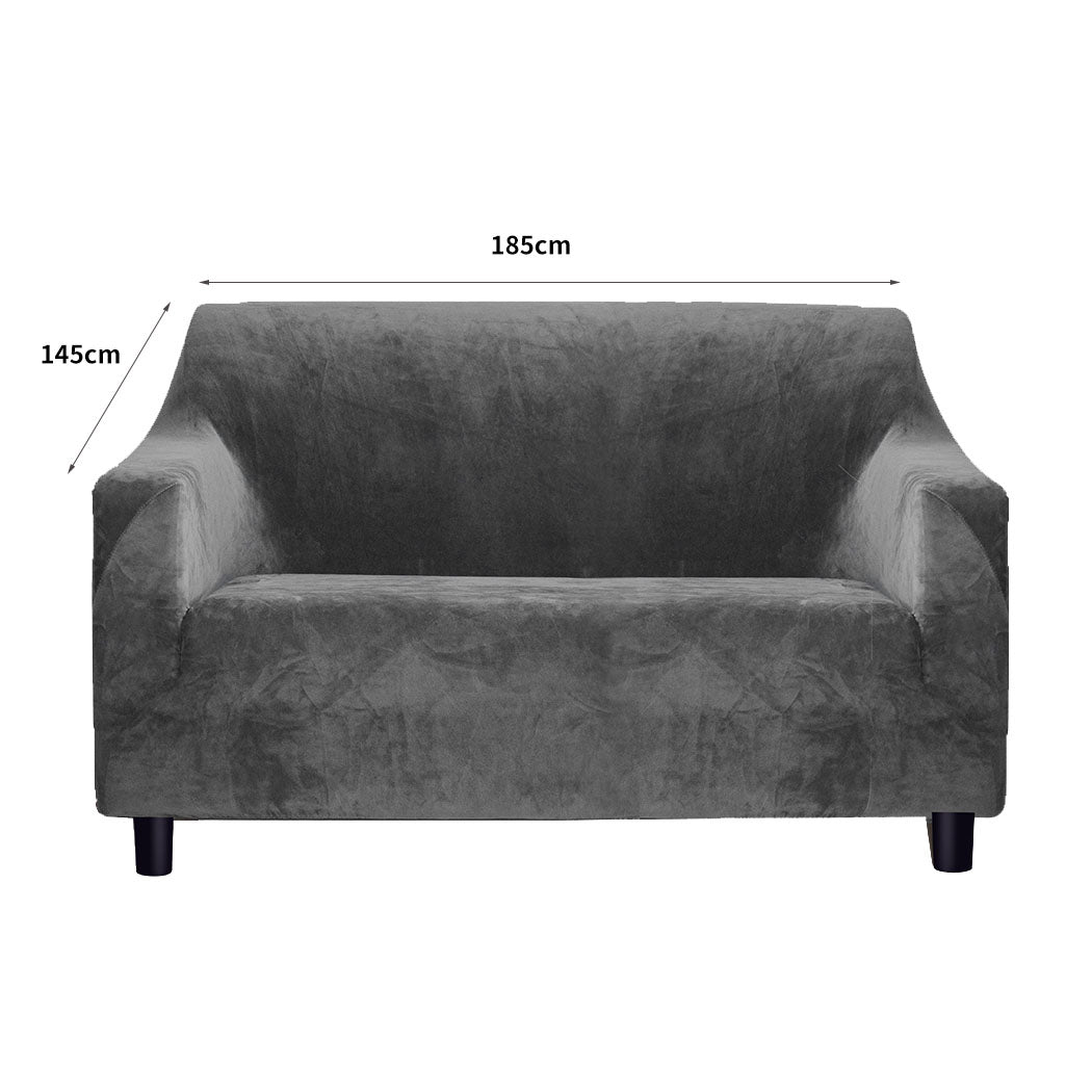 Marlow Sofa Covers 2 Seater High Stretch Grey