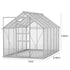 Greenhouse Aluminium Walk In Green House Garden Plant Shed PC 3.16x1.9x1.95