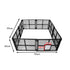 Pet Playpen Foldable Protable Dog Play Pens Plastic Garden Outdoor 8 Panels