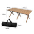 Folding Camping Table Foldable Portable Picnic Outdoor Egg Roll BBQ Desk