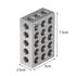 123 Block Set 1-2-3 Blocks 23 Holes Machinist Metalworking Woodworking 2 Pair