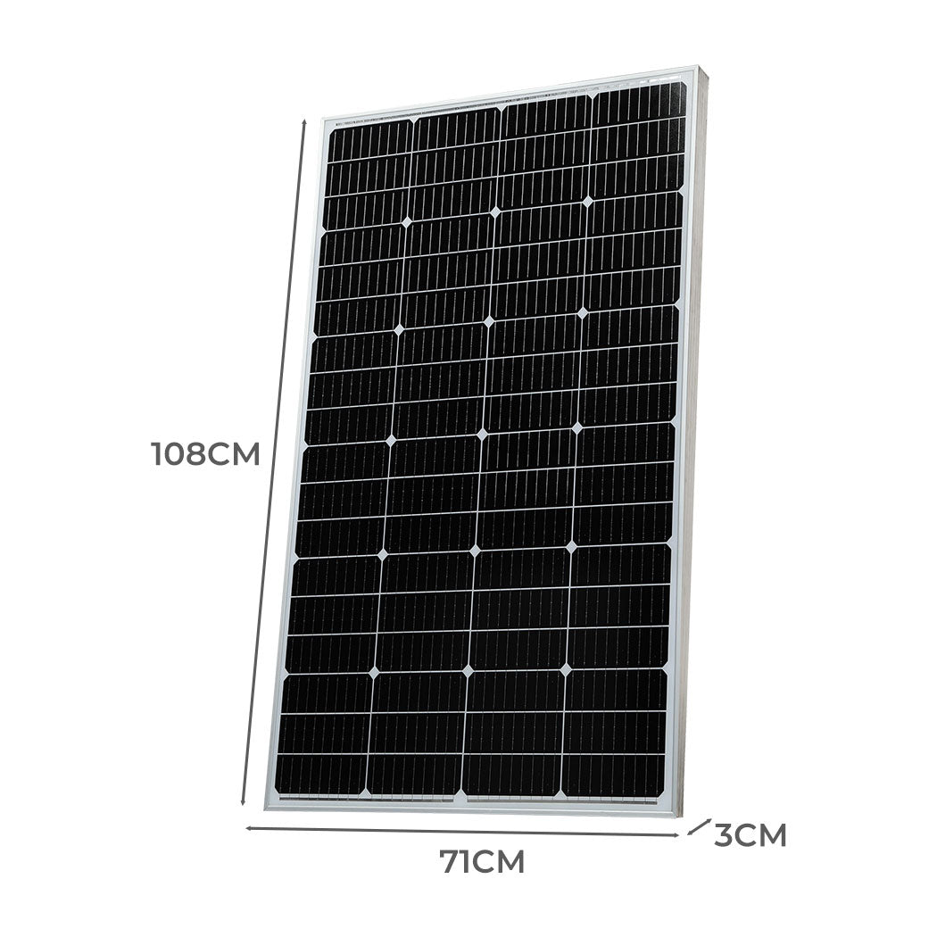 12V 300W Solar Panel Kit Mono Caravan Camping Power Controller Charging USB Home