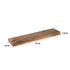 2 Pcs Floating Shelves Wall Mounted Storage Solid Wood Display Shelf