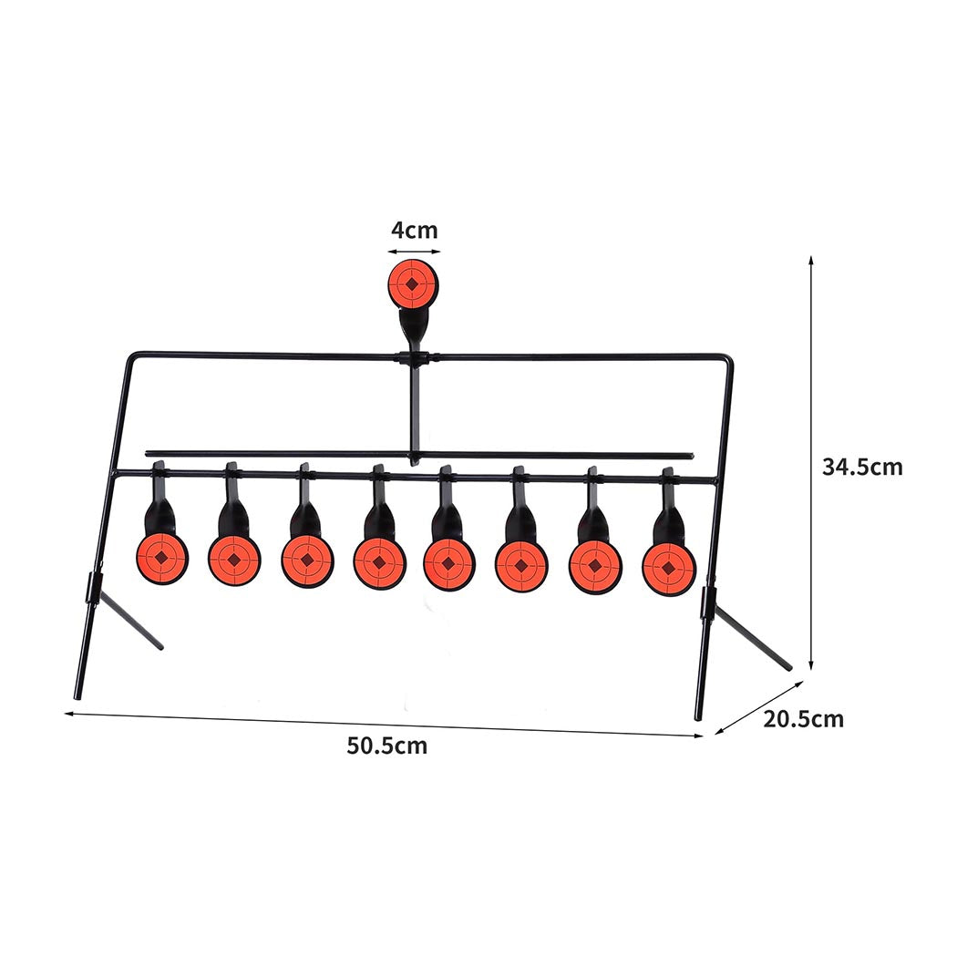 Shooting Target Metal Splatter Archery Resetting Air Riffle Gun Game 5MM