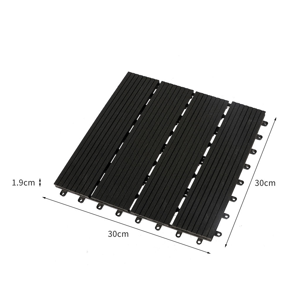 x10 Floor Tiles Plastic Decking Garden Indoor Outdoor Backyard Home Decor