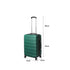 20" Luggage Suitcase Trolley Travel Packing Lock Hard Shell Green