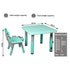 Kids Table and Chairs Children Furniture Toys Play Study Desk Set Green