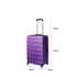 24" Luggage Suitcase Trolley Travel Packing Lock Hard Shell Purple