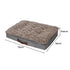 Dog Calming Bed Pet Cat Removable Cover Washable Orthopedic Memory Foam S