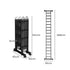 Multi Purpose Ladder Aluminium Folding Platform Extension Step 4.7M