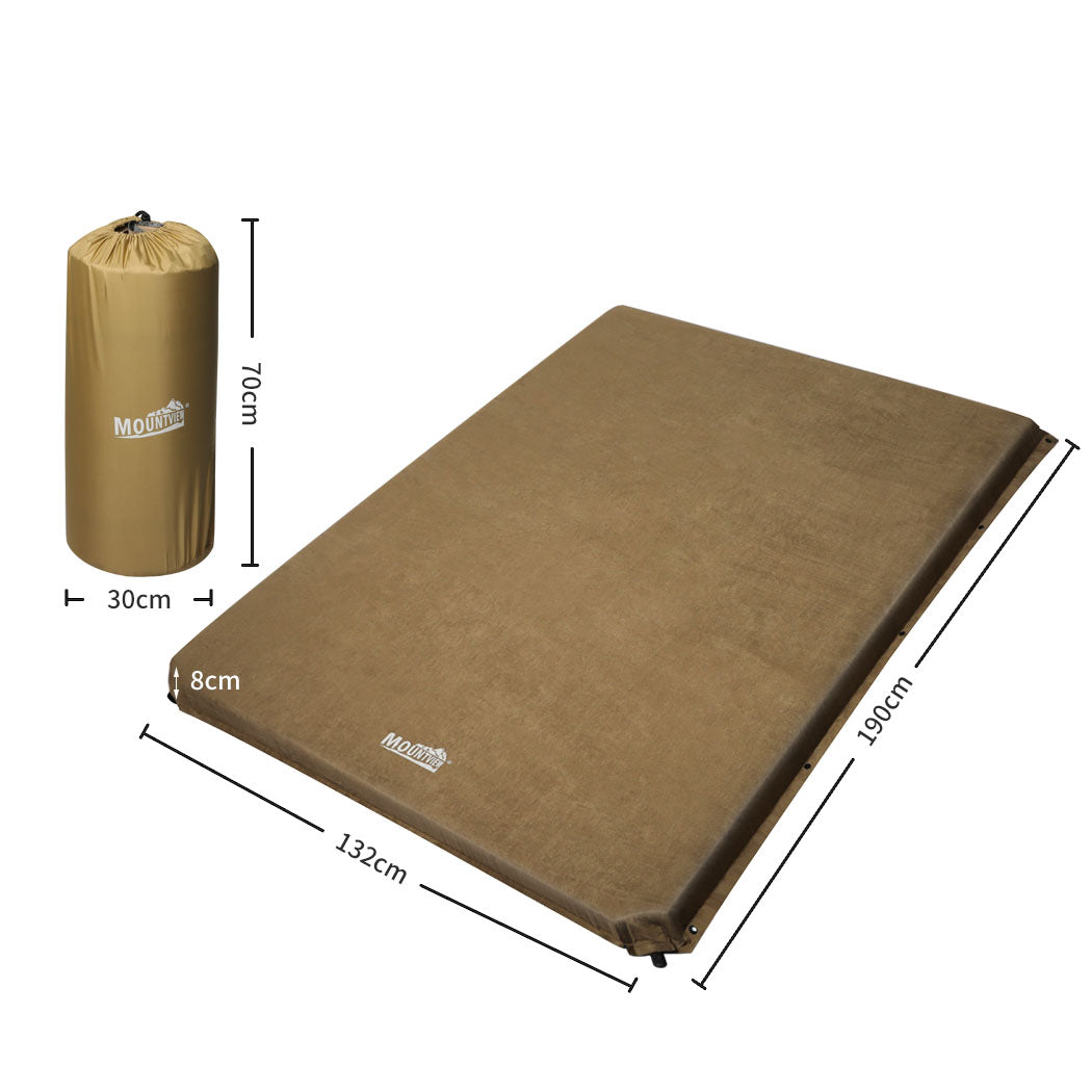 Self Inflating Mattress Sleeping Camping Mat Air Bed Double Pad Hiking