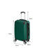 28" Travel Luggage Suitcase TSA Lock Carry Bag Hard Case Green