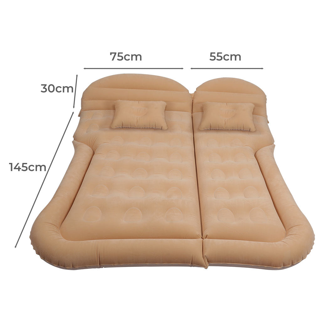 Car Back Seat Mattress Inflatable Mats Camping SUV Air Bed Cushion