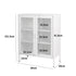 Adjustable Buffet Sideboard Cabinet Raised Base Kitchen Storage Cupboard