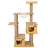 Cat Tree Scratching Post Scratcher Cats Tower Wood Condo Toys House 138cm