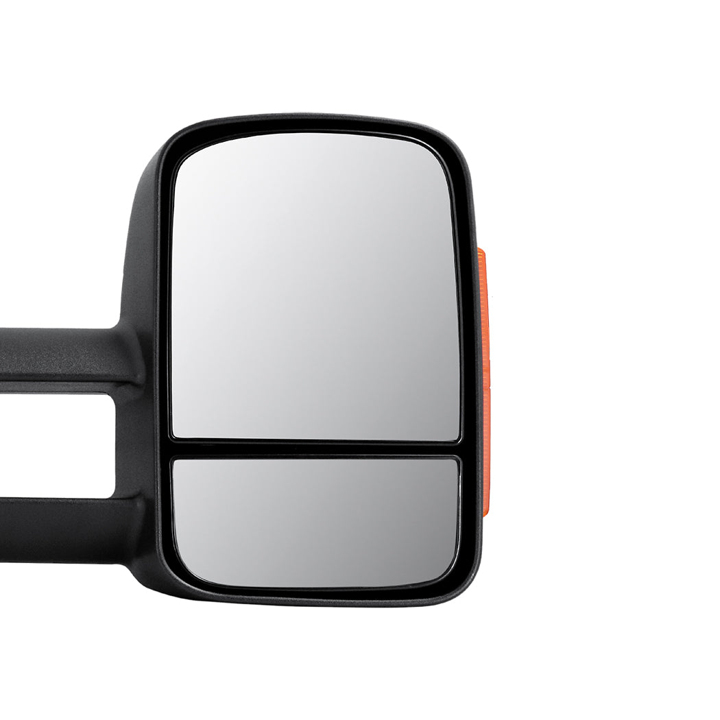 2x Manual Towing Mirrors Extendable for Isuzu D-Max DMax MY2012-MY2019