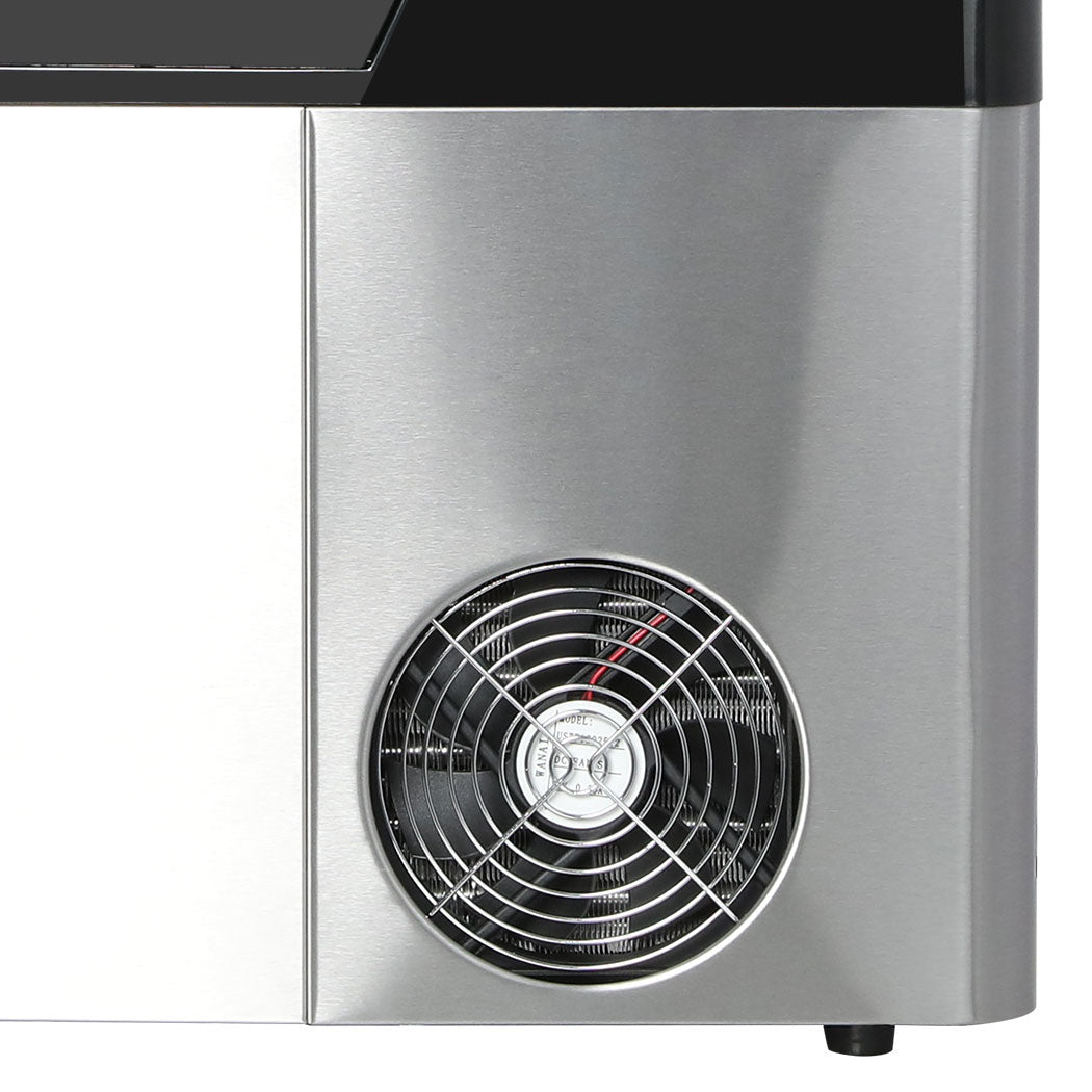 Ice Maker Commercial 2.1L Portable Auto Bar Cube Machine Stainless Steel