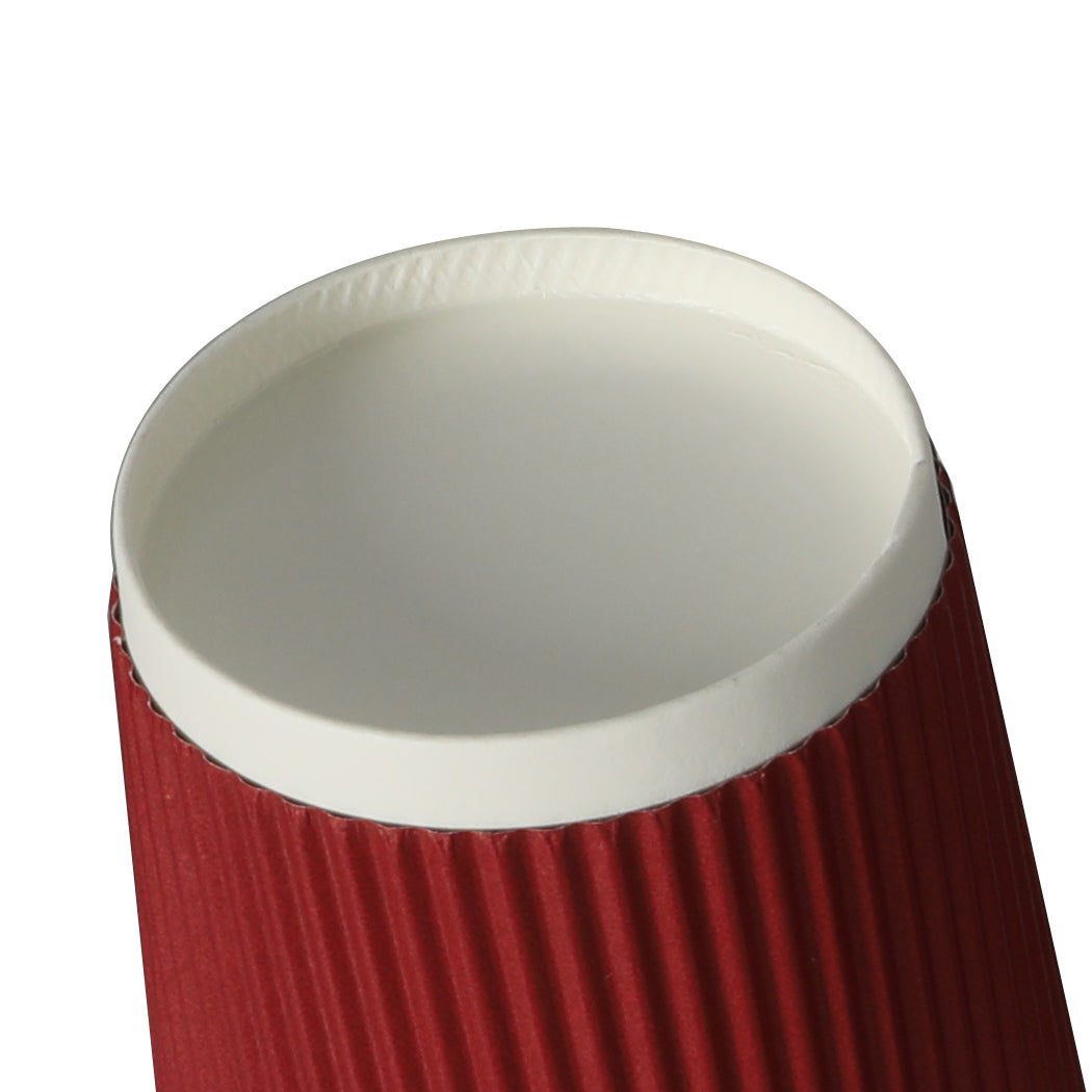 1000 Pcs 8oz Disposable Takeaway Coffee Red