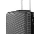 28" Luggage Suitcase Trolley Travel Packing Lock Hard Shell Grey