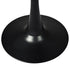 2x Bar Table Pub Tables Kitchen Marble Tulip Outdoor Round Metal Black