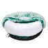 Replaceable Cover For Dog Calming Bed Donut Nest Soft Plush Kennel Teal L