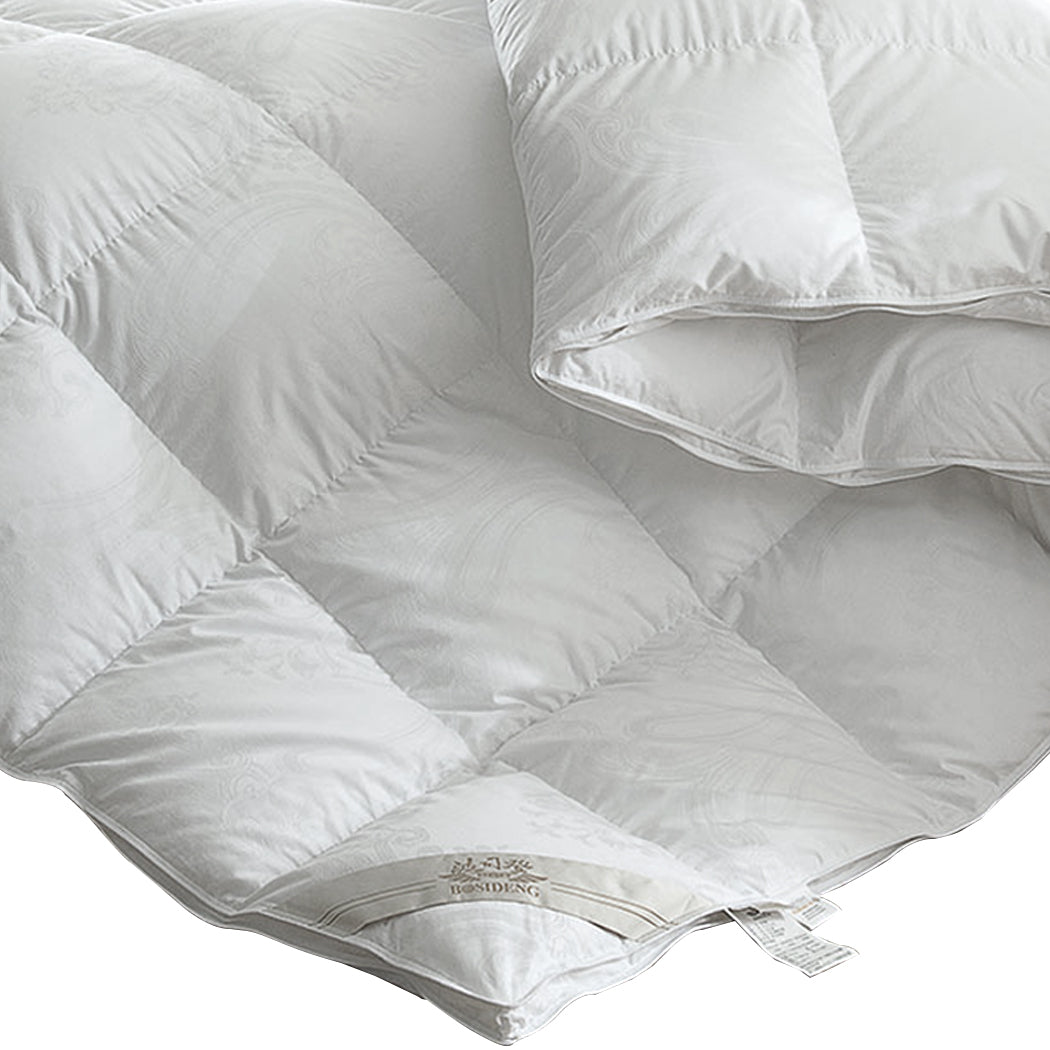 500GSM All Season Goose Down Feather Filling Duvet in Double Size