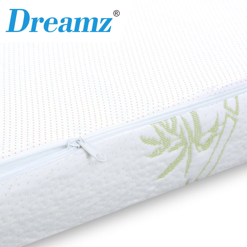 5cm Thickness Cool Gel Memory Foam Mattress Topper Bamboo Fabric Single