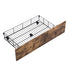 4 Queen Bed Frame Storage Drawers Metal Wooden Wood Bonus Bottom Mat