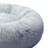 Pet Bed Cat Dog Donut Nest Calming Kennel Cave Sleeping Light Grey XXXL