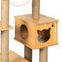 Cat Tree Scratching Post Scratcher Cats Tower Wood Condo Toys House 138cm