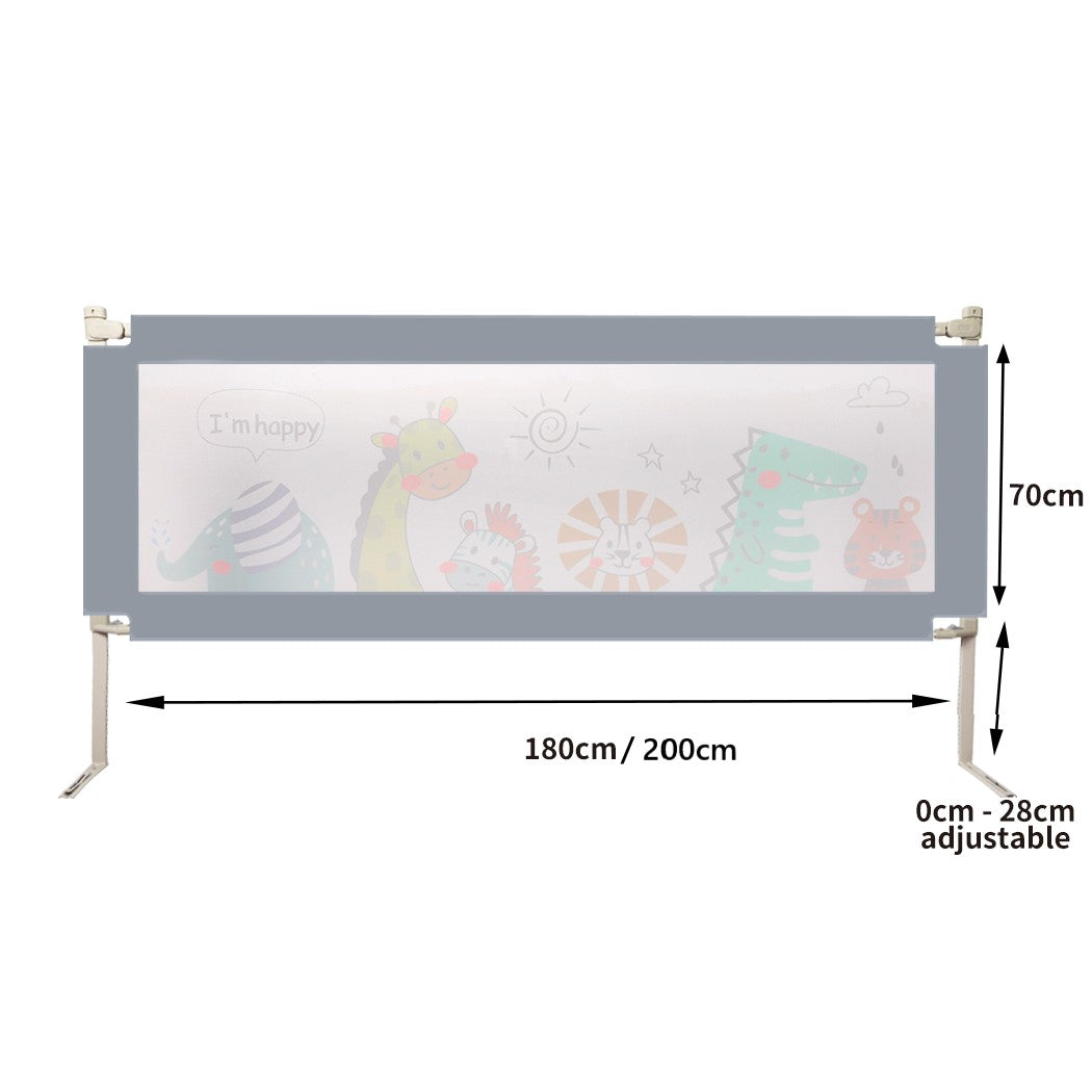 Kids Baby Safety Bed Rail Adjustable Folding Child Toddler Medium Large