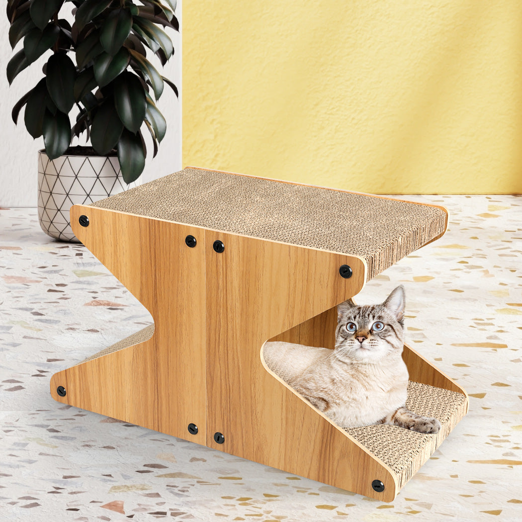 Cat Scratching Scratcher Board Cat Tree Pad Lounge Toy Corrugated Cardboard