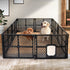 Pet Playpen Foldable Protable Dog Play Pens Plastic Garden Outdoor 8 Panels