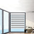Blackout Zebra Roller Blind Curtains Double Window Sunshade 120x210 Grey