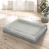 2M Human Size Pet Bed Dog Calming Washable Memory Foam Orthopedic Grey