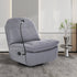 Recliner Chair Lounge 360°Swivel Rocker Sofa Comfy Armchair Lounge Grey