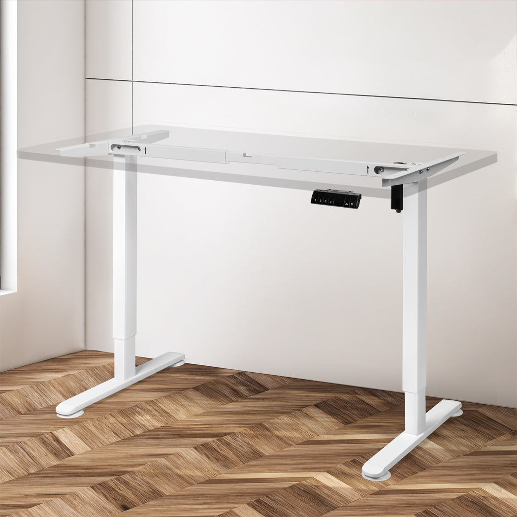 Motorised Standing Desk Frame Only Single Motor Height Adjustable