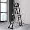 Multi Purpose Ladder Aluminium Folding Platform Extension Step 5.7M