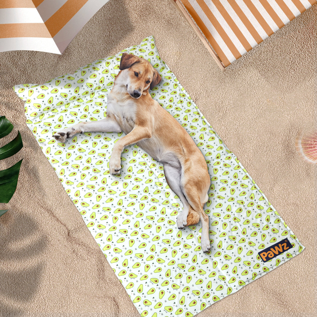 Pet Cooling Mat Cat Dog Gel Non-Toxic Bed Pillow Sofa Self-cool Summer L