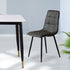 4x Dining Chairs Kitchen Table Chair Lounge Room Padded Seat PU Leather