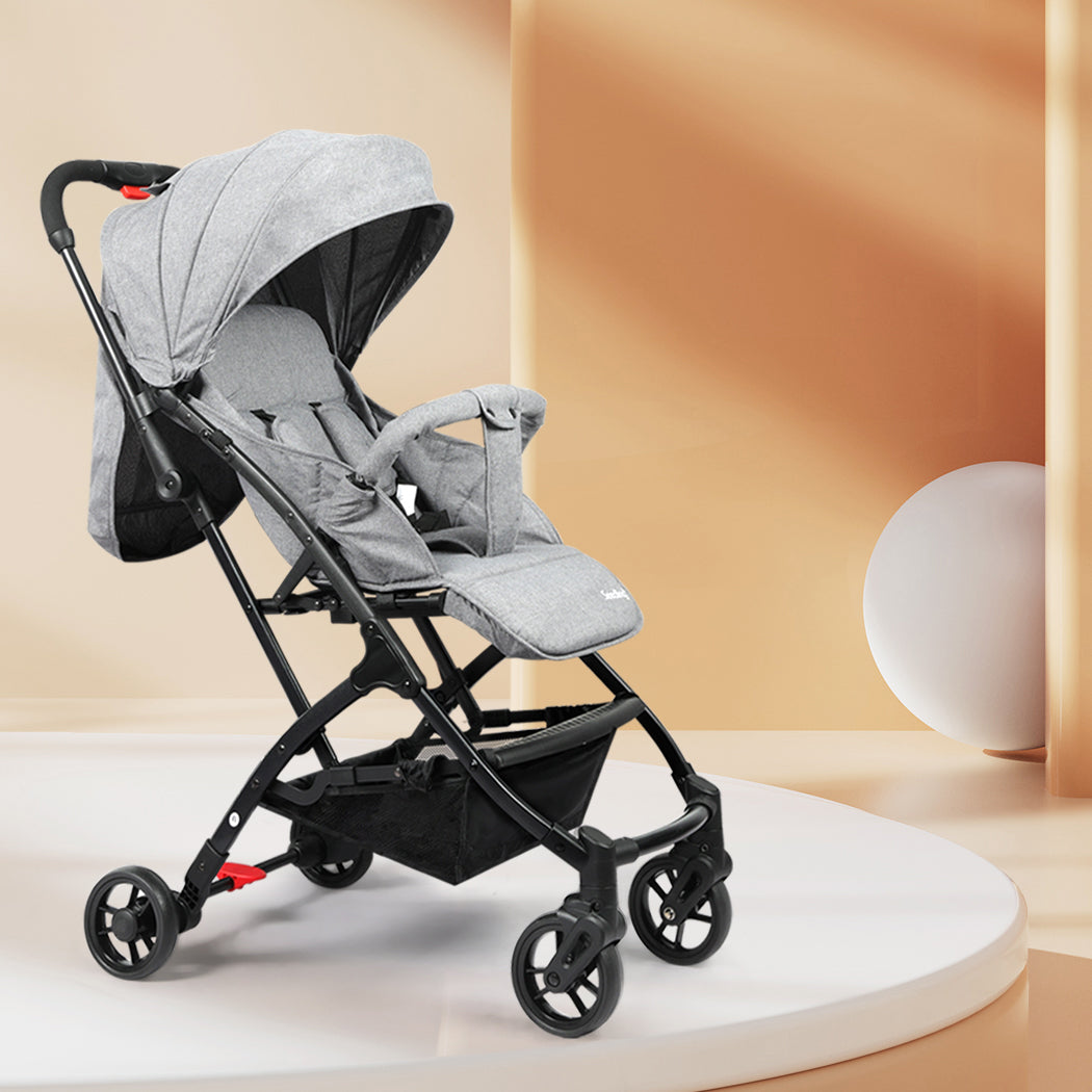 Baby Stroller Travel Pram Push Chair Kids Jogger Buggy Foldable Absorbers