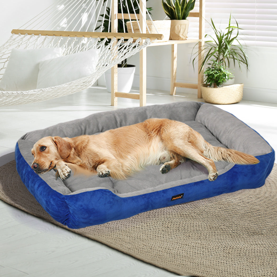 Pet Bed Dog Beds Bedding Mattress Mat Cushion Soft Pad Pads Mats XXL Navy