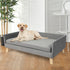 Pet Sofa Bed Dog Warm Soft Lounge Couch Soft Removable Cushion Chair Large