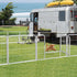 8 Panel 24'' Pet Dog Playpen Puppy Exercise Cage Enclosure Fence Metal